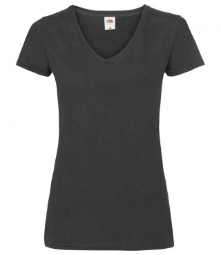 Fruit of the Loom SS702 Lady Fit Value V Neck T-Shirt